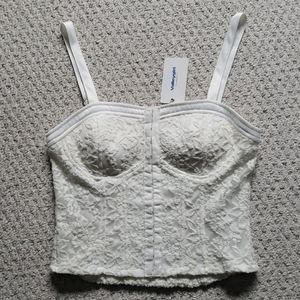 VALLEYGIRL lace corset top
